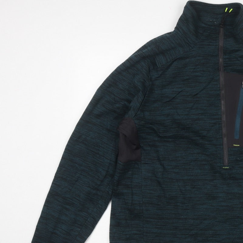 Craghoppers Men’s Blue L Half Zip Fleece Pullover Outdoor Sweatshirt