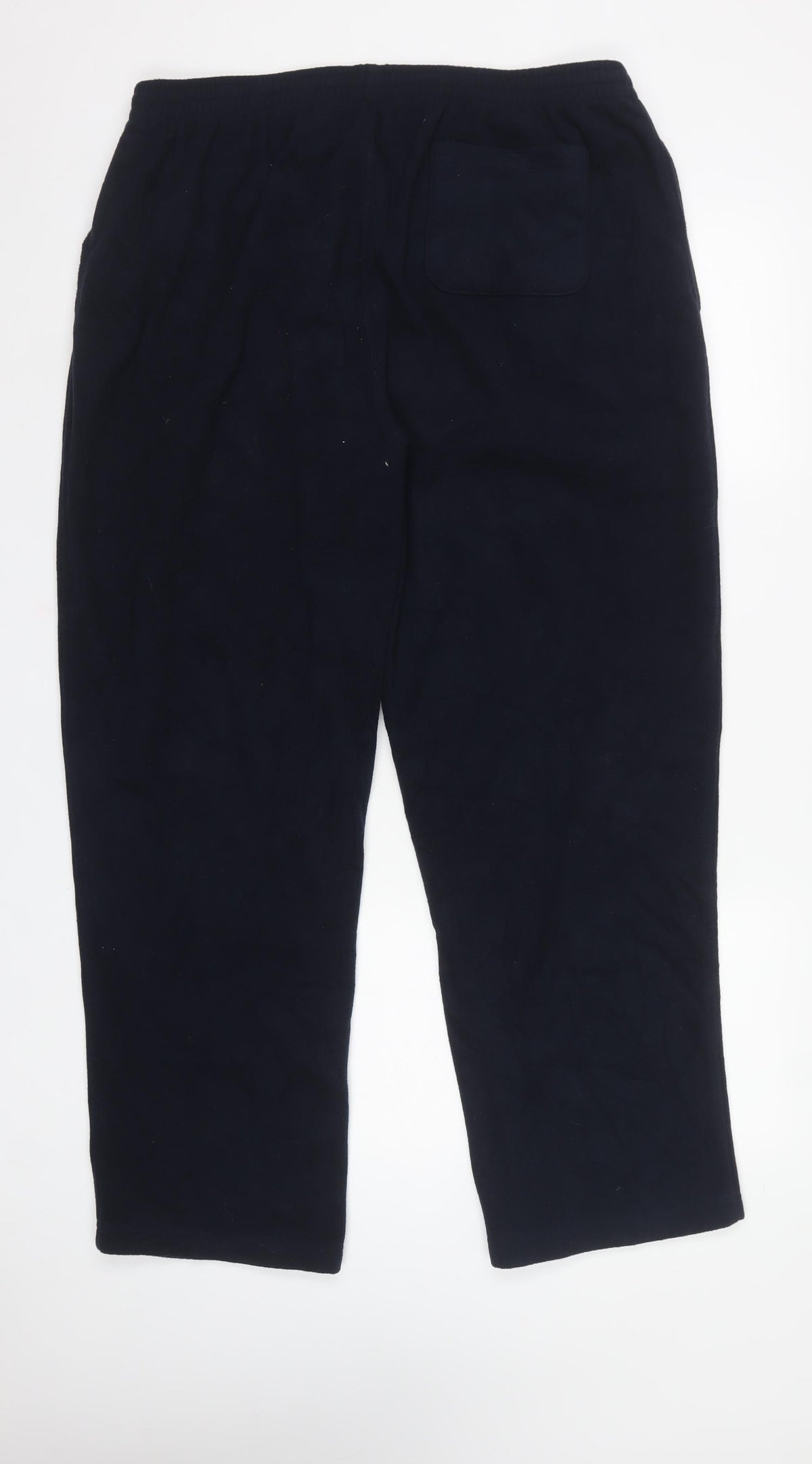 Cotton Traders Men's Navy 2XL Polyester Sweatpants Straight Leg