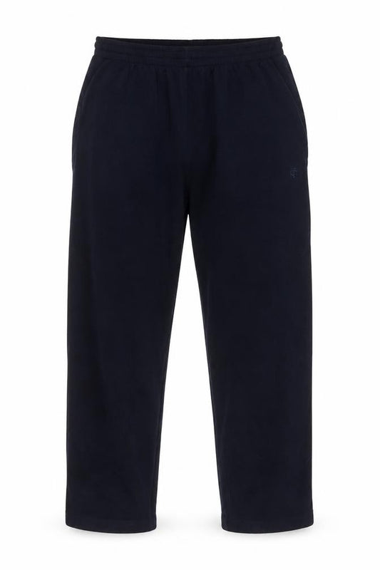 Cotton Traders Men's Navy 2XL Polyester Sweatpants Straight Leg