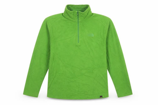The North Face Men Green S Polartec Fleece 1/4 Zip Sweatshirt