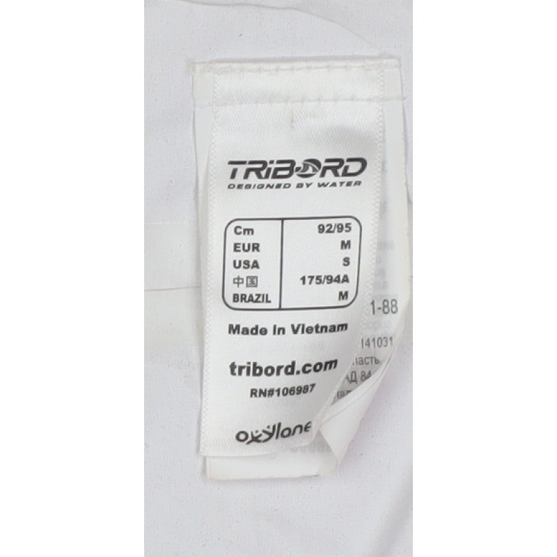 Tribord Men's Red M Hooded Waterproof Rain Jacket Sailing