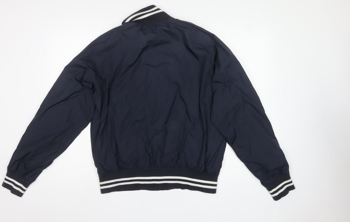 Polo Ralph Lauren Men’s Blue L Varsity Jacket Full Zip Logo