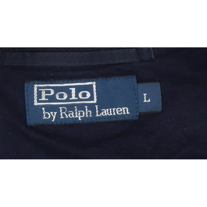 Polo Ralph Lauren Men’s Blue L Varsity Jacket Full Zip Logo
