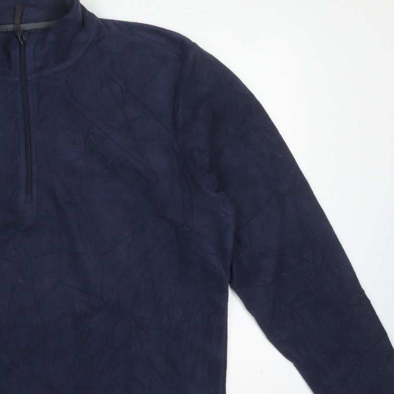 Peter Storm Men’s Blue XL 1/4 Zip Fleece Pullover Sweatshirt