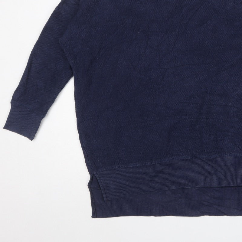 Aerie Women Blue M Pullover Crew Neck Long Sleeve Sweatshirt