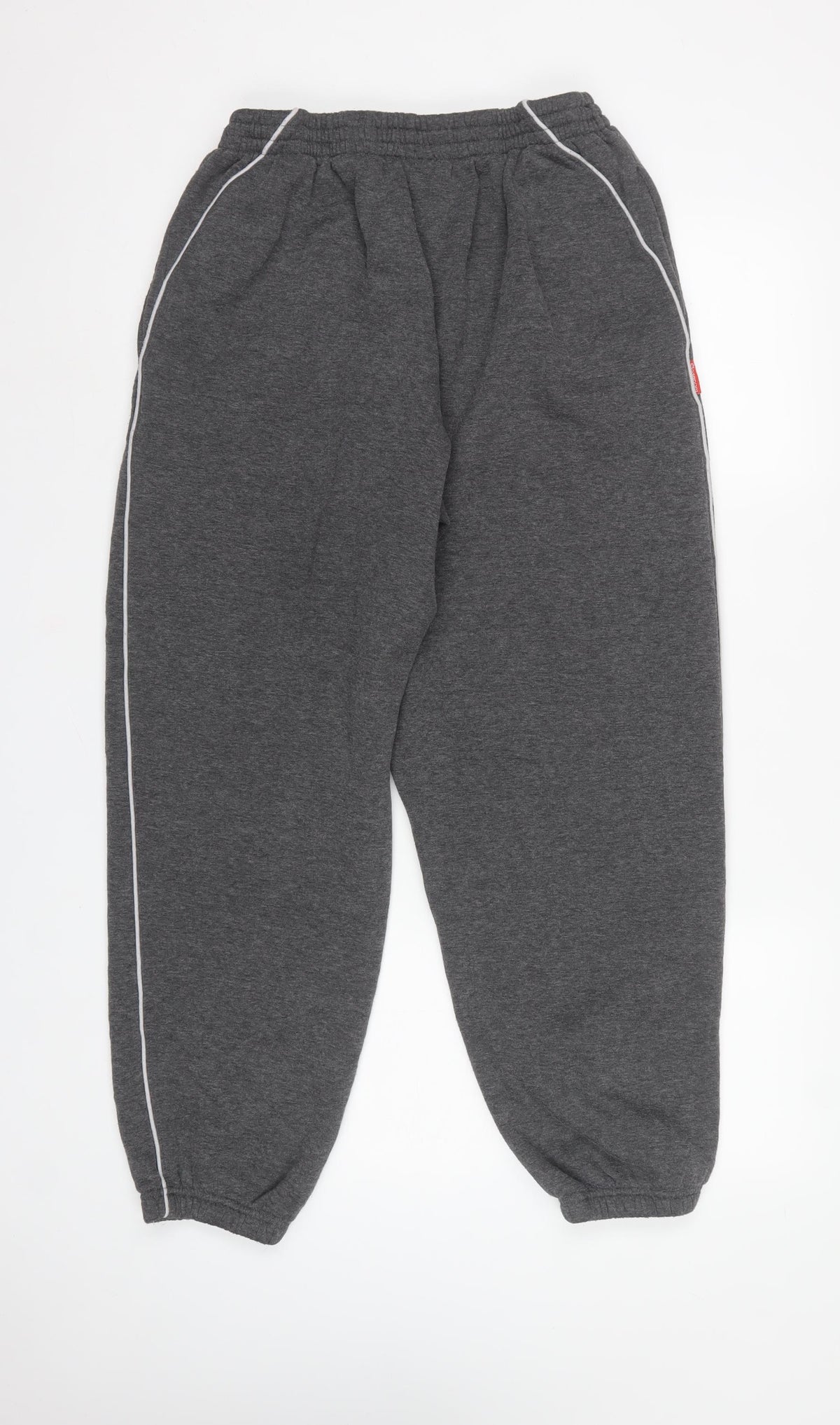 Slazenger Men’s Grey XL Fleece Sweatpants Joggers Logo Piped