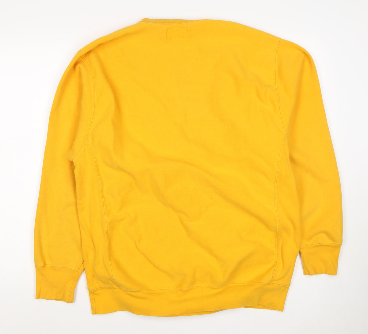 Steve & Barry's Men's Yellow L Hummer Logo Crew Neck Pullover Sweatshirt