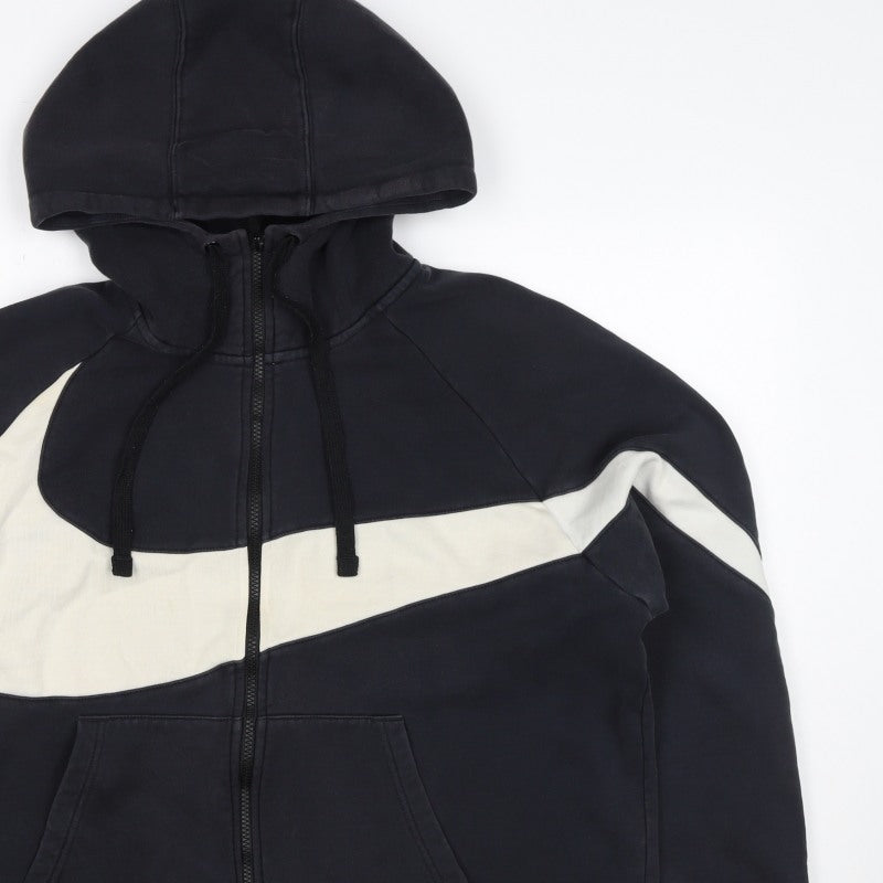 Nike Unisex Adults Black XL Full Zip Hooded Sweatshirt
