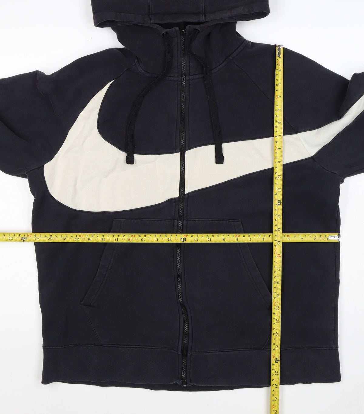Nike Unisex Adults Black XL Full Zip Hooded Sweatshirt