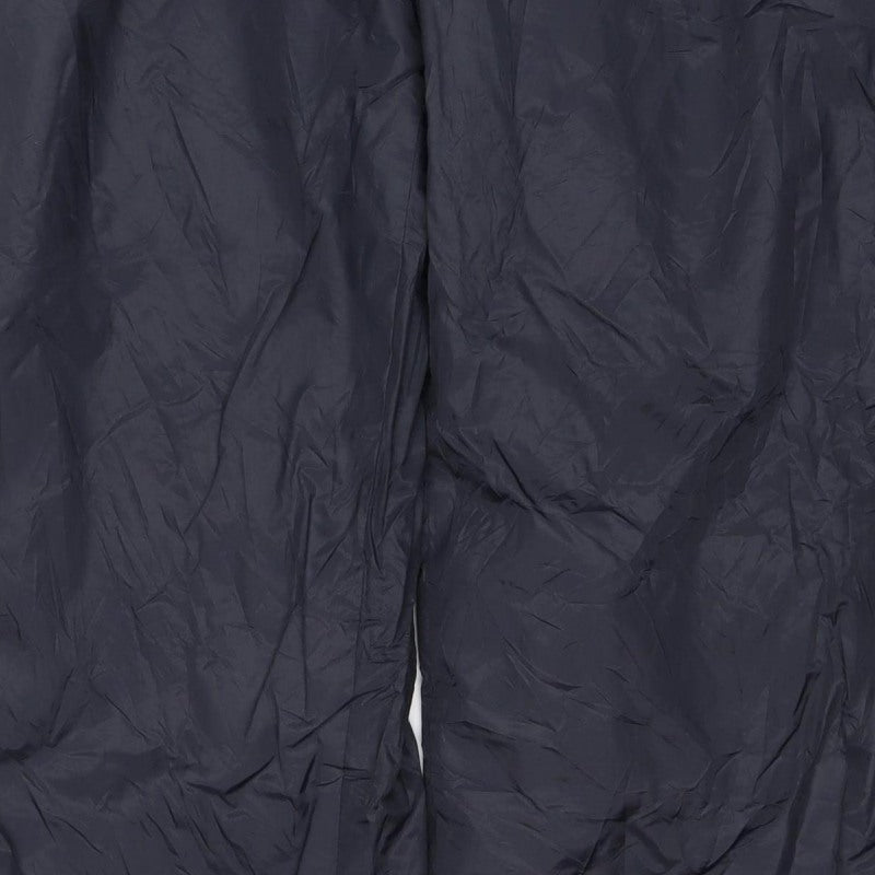 Karhu Men’s Black Lined Track Pants L Elastic Waist Zip Pockets