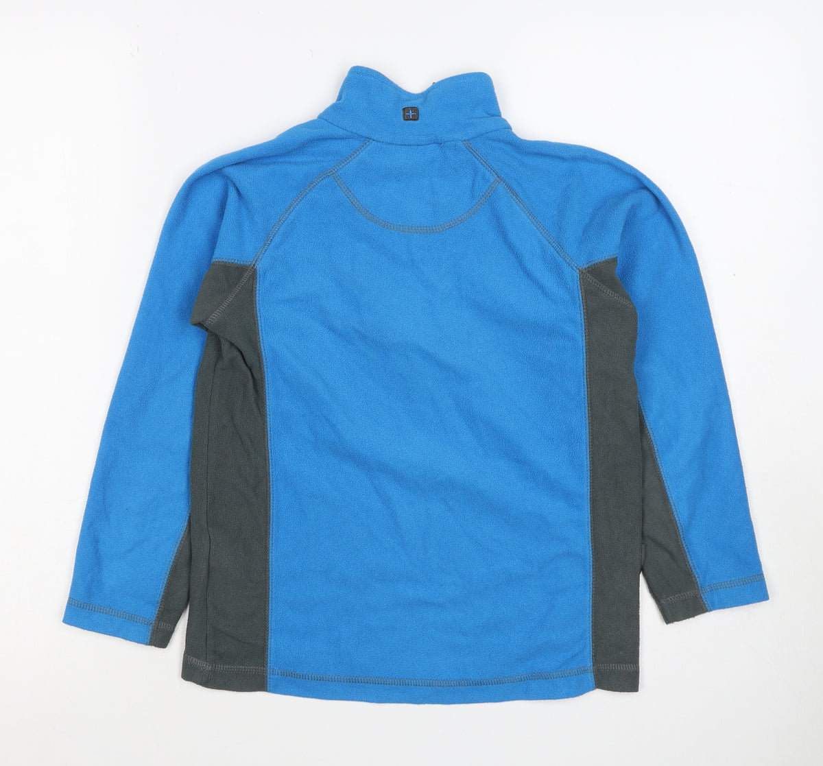 Mountain Warehouse Boys Blue Fleece 1/4 Zip Pullover Sweatshirt 9-10 Years