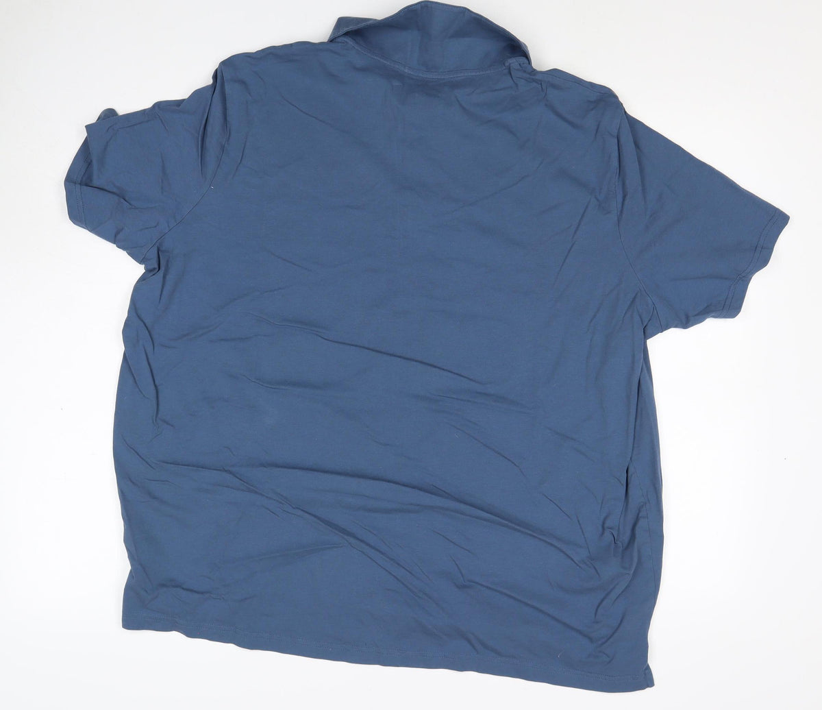 Marks and Spencer Men's Blue 3XL Regular Fit Stretch Polo Shirt