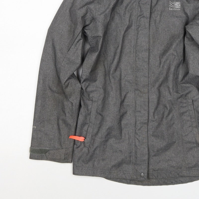 Karrimor Boys Grey Ski Jacket 11-12 Years Hooded Waterproof