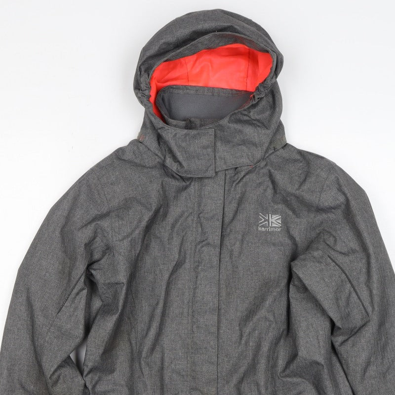 Karrimor Boys Grey Ski Jacket 11-12 Years Hooded Waterproof