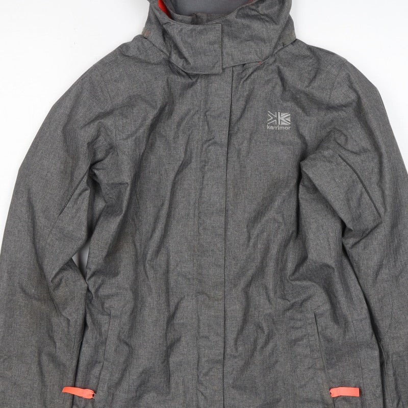 Karrimor Boys Grey Ski Jacket 11-12 Years Hooded Waterproof