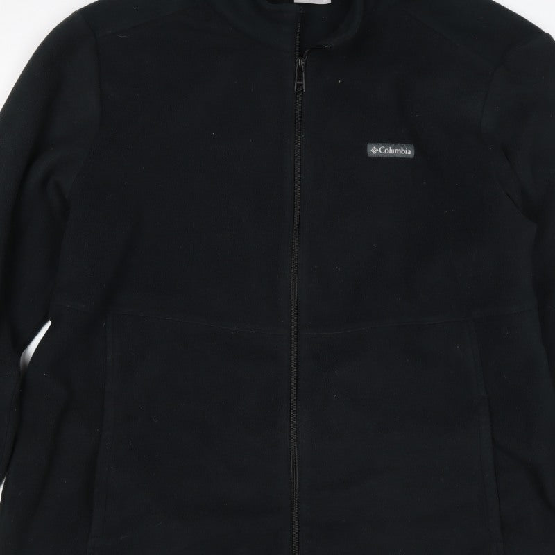 Columbia Women’s Black 2XL Basic Full Zip Fleece Jacket Logo Pockets
