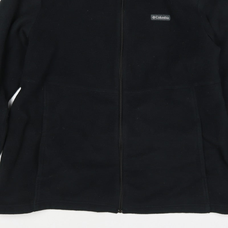 Columbia Women’s Black 2XL Basic Full Zip Fleece Jacket Logo Pockets