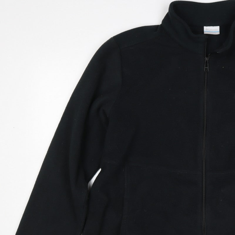 Columbia Women’s Black 2XL Basic Full Zip Fleece Jacket Logo Pockets