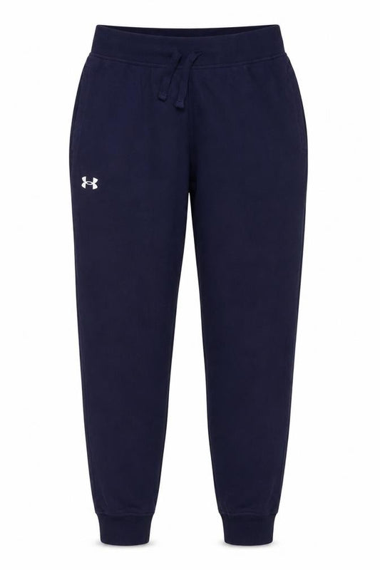 Under Armour Women Blue L Loose Fit Jogger Track Pants Drawstring