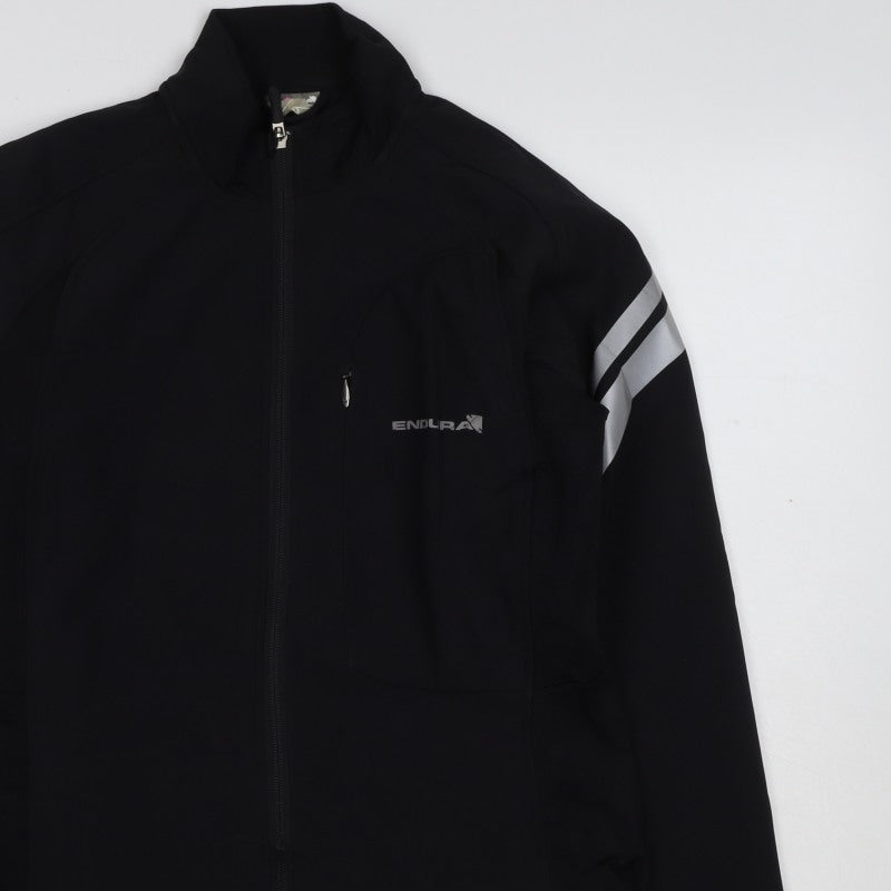 Endura Women’s Black L Softshell Cycling Jacket Reflective Full Zip