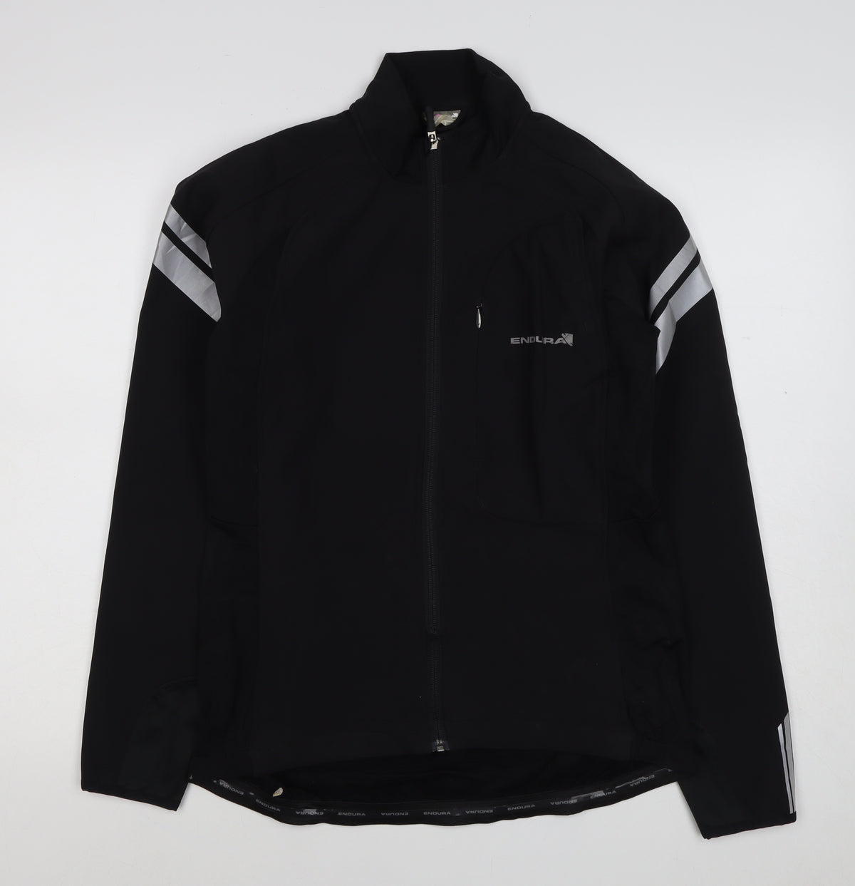 Endura Women’s Black L Softshell Cycling Jacket Reflective Full Zip