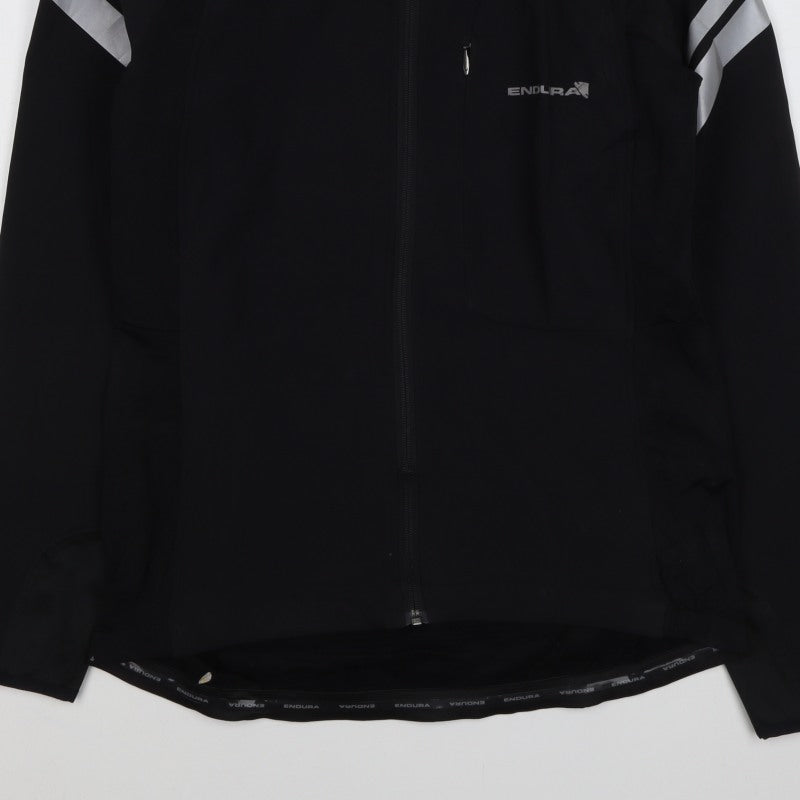 Endura Women’s Black L Softshell Cycling Jacket Reflective Full Zip
