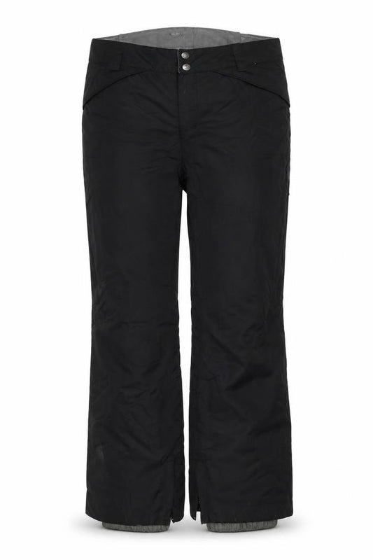 Sugfanie Women Black XL Ski Snow Pants Lined Zip Pockets