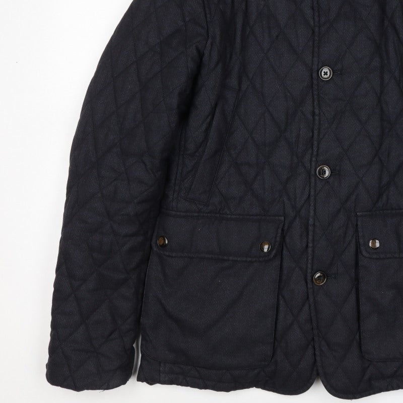 Ted Baker Men’s Black M Quilted Padded Jacket Stand-Up Collar