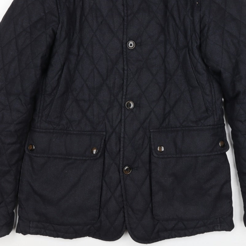 Ted Baker Men’s Black M Quilted Padded Jacket Stand-Up Collar