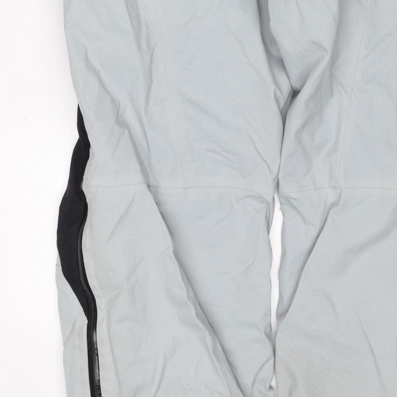 Halti Men Grey XL Snow Pants Ski Trousers with Braces