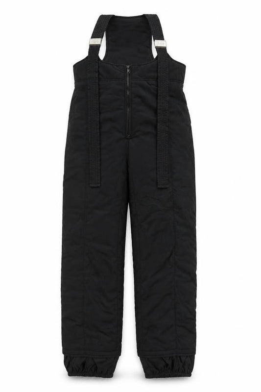 Tera Womens Black L Ski Snow Pants Salopettes Zip Pockets