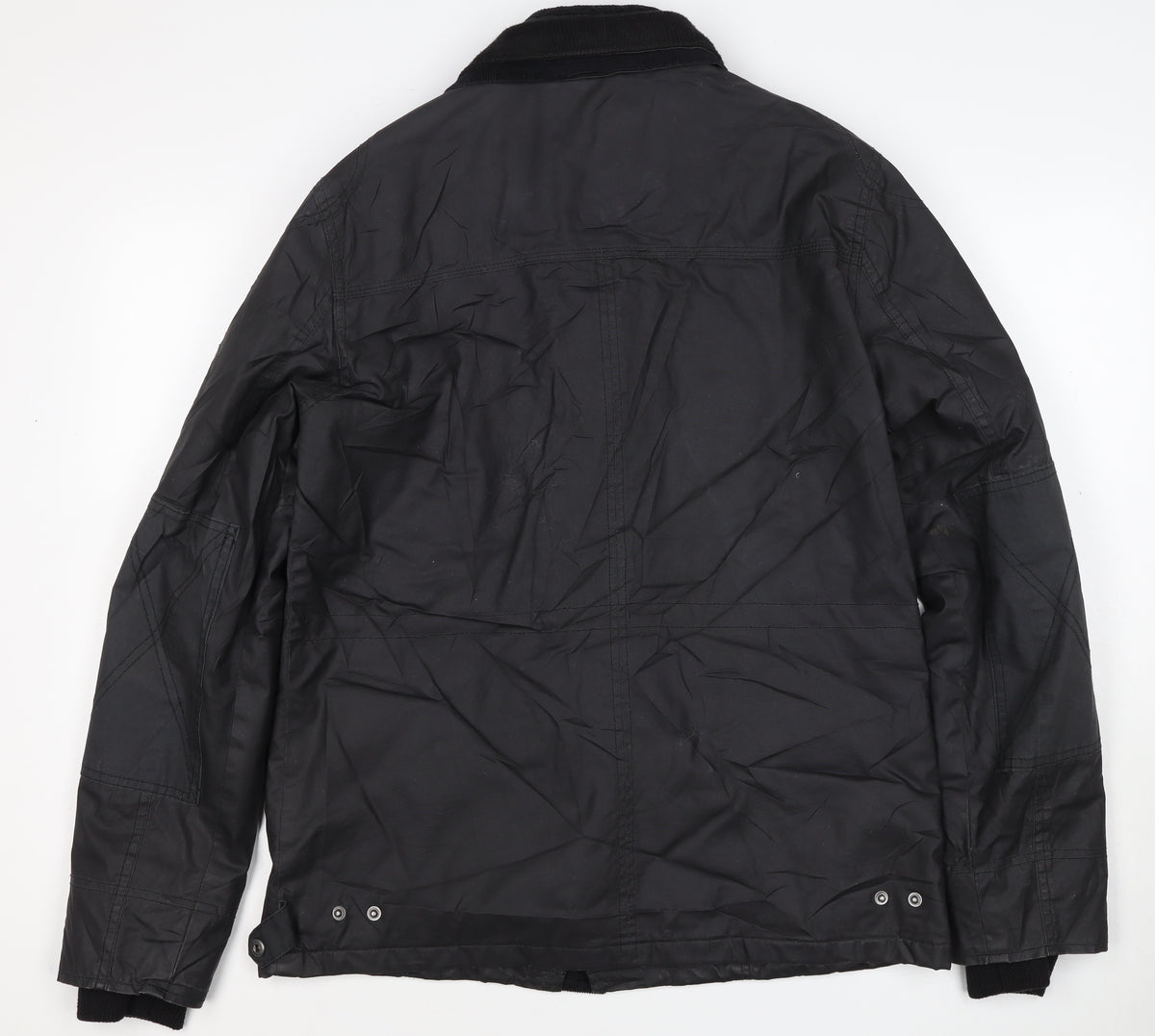 John Bantridge Men’s Black S Military Jacket Cotton Insulated