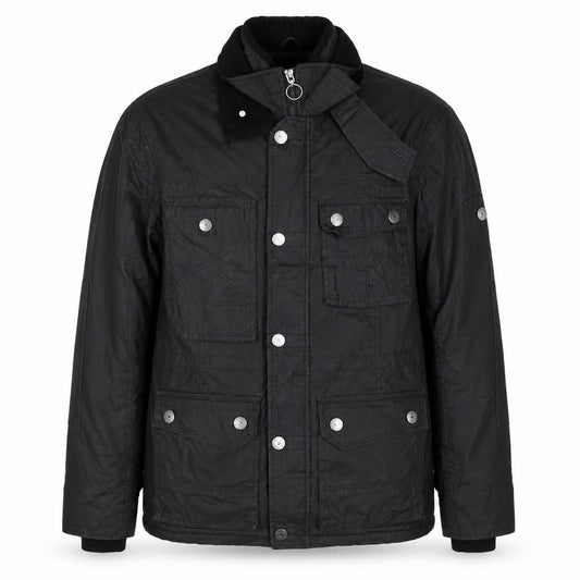 John Bantridge Men’s Black S Military Jacket Cotton Insulated