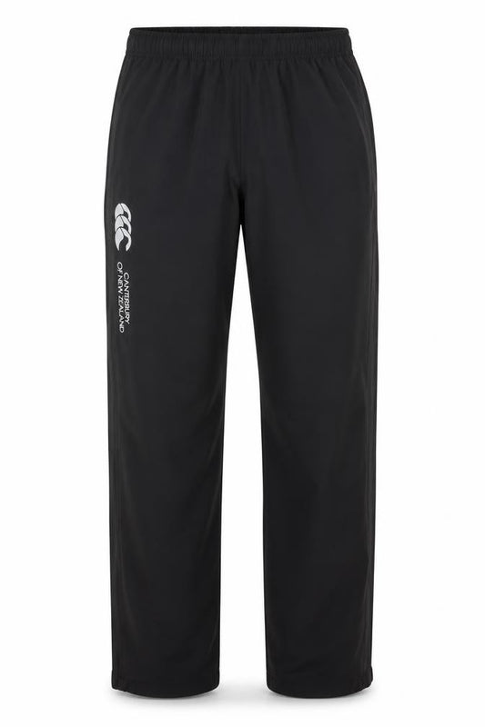 Canterbury Men Black S Track Pants Rugby Elastic Waist Straight Leg