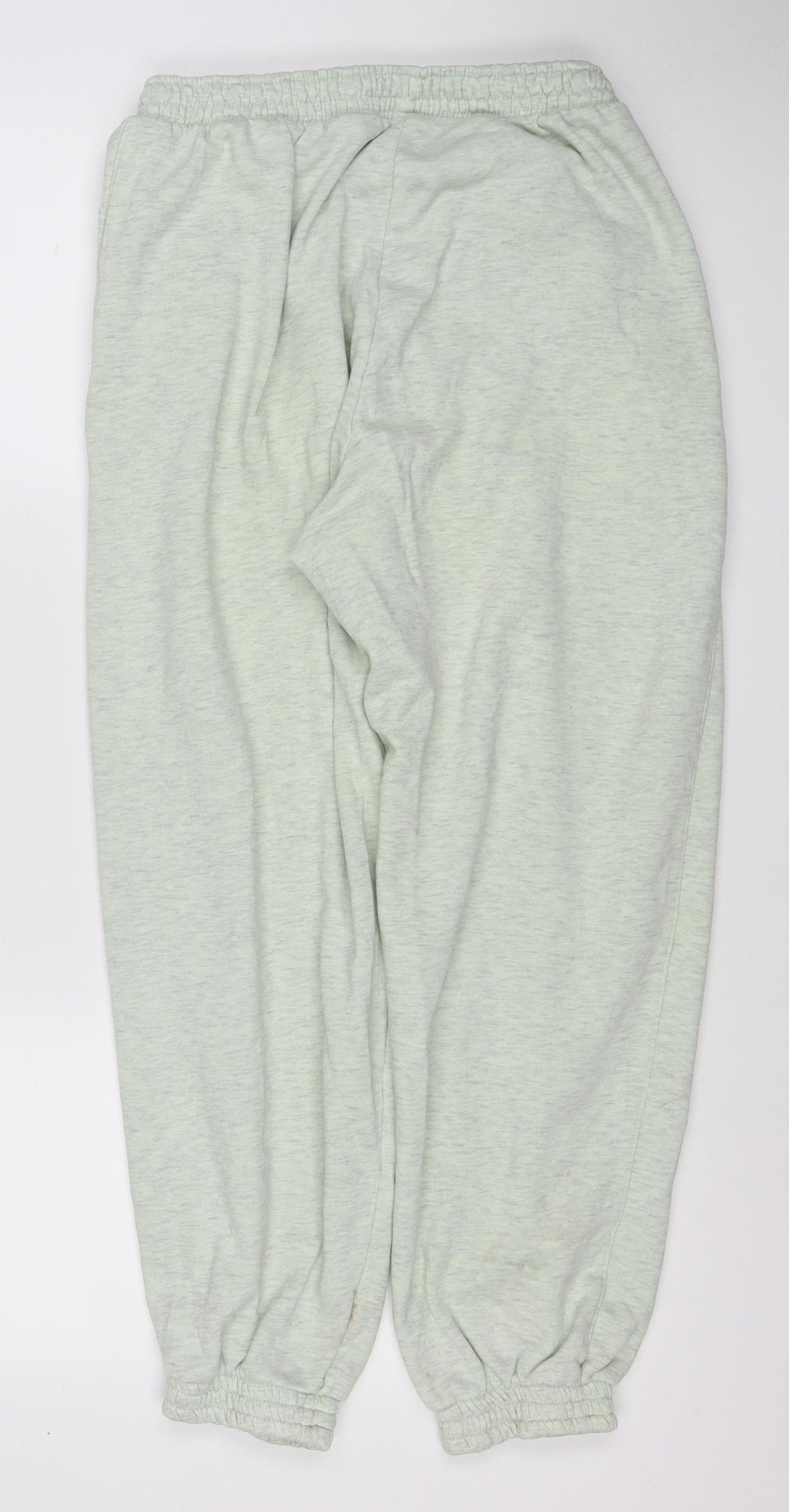 H&M Women Green Size S Fleece Jogger Sweatpants Drawstring