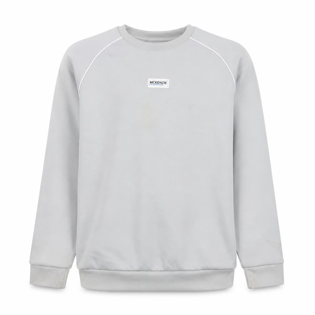 McKenzie Boys Grey 13-14 Years Pullover Sweatshirt Logo Sports