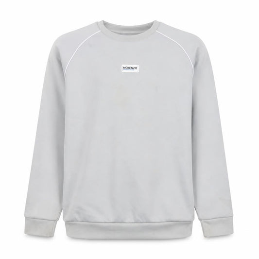 McKenzie Boys Grey 13-14 Years Pullover Sweatshirt Logo Sports