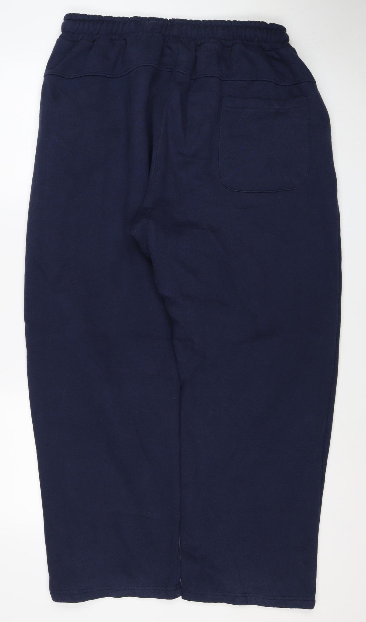 boohooMAN Men’s Blue XL Fleece Lined Drawstring Sweatpants