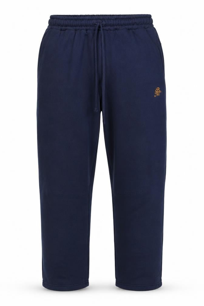 boohooMAN Men’s Blue XL Fleece Lined Drawstring Sweatpants