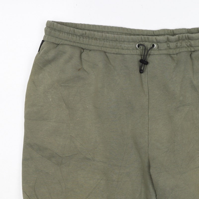 U.S. Athletic Men’s Green 2XL Sweat Shorts Drawstring Pockets