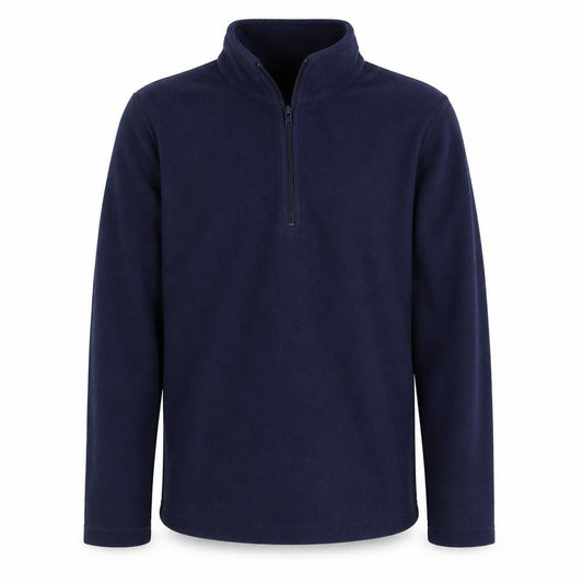 Mountain Warehouse Boys Blue 11-12 Years 1/4 Zip Fleece Sweatshirt