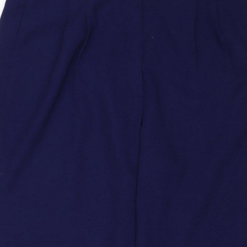 Judith Hart Women's Blue Size 12 Straight Leg Lined Dress Trousers
