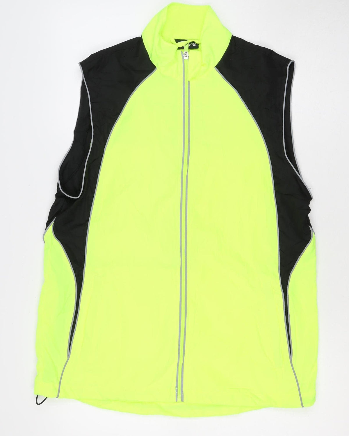 Run 365 Mens Yellow Black M Windbreaker Reflective Running Cycling Jacket