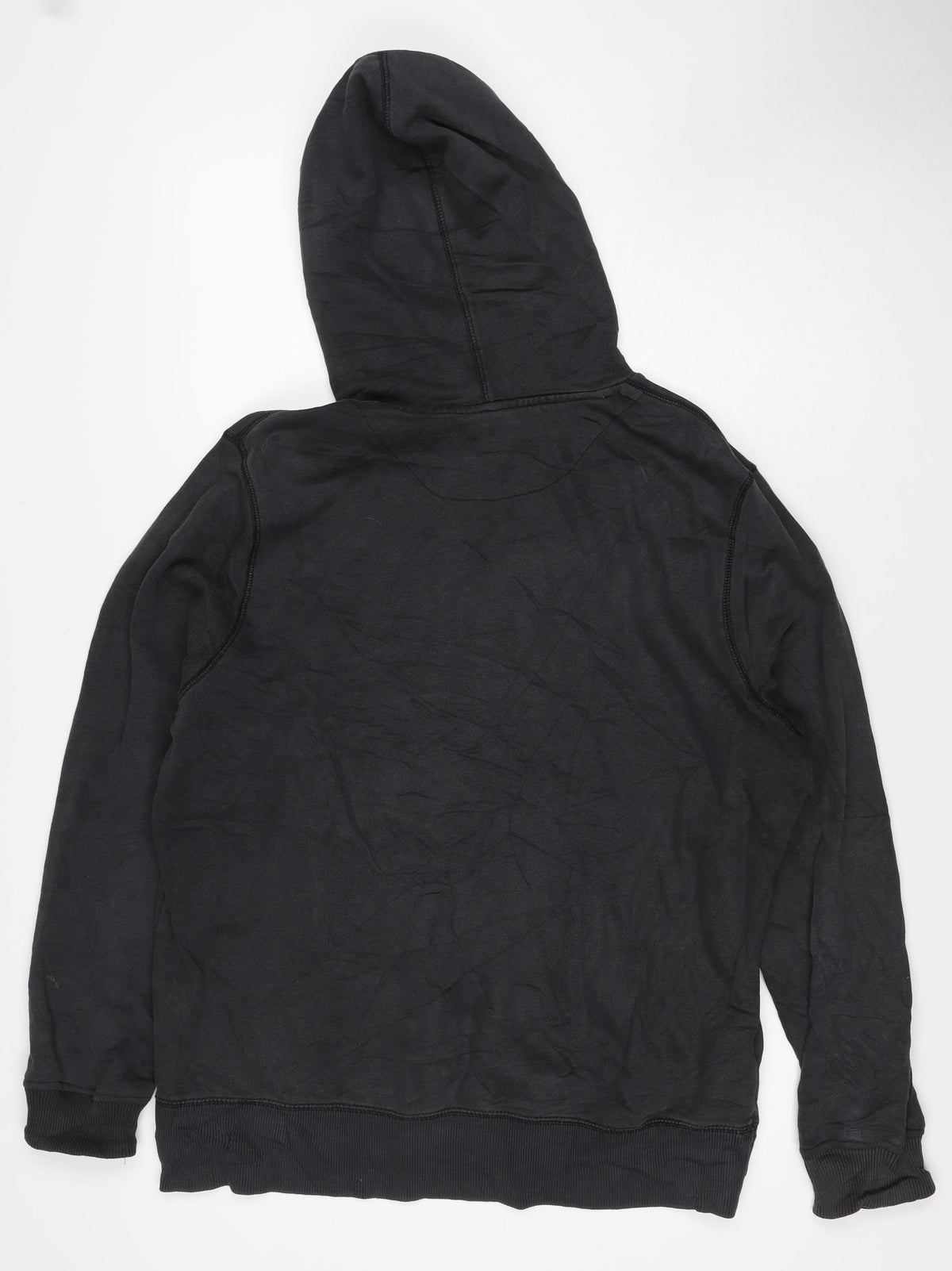 Nike Women’s Black L Pullover Hoodie Swoosh Logo Kangaroo Pocket