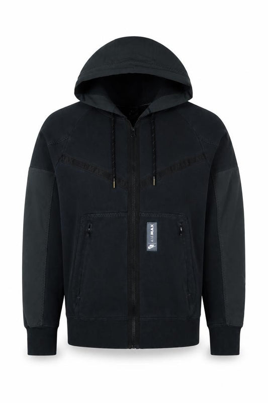 Nike Air Max Men’s Black M Full Zip Hooded Fleece Hoodie
