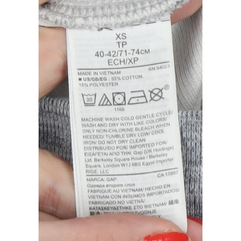 GAP Men’s Grey XS Jogger Sweatpants Drawstring Tapered Trousers