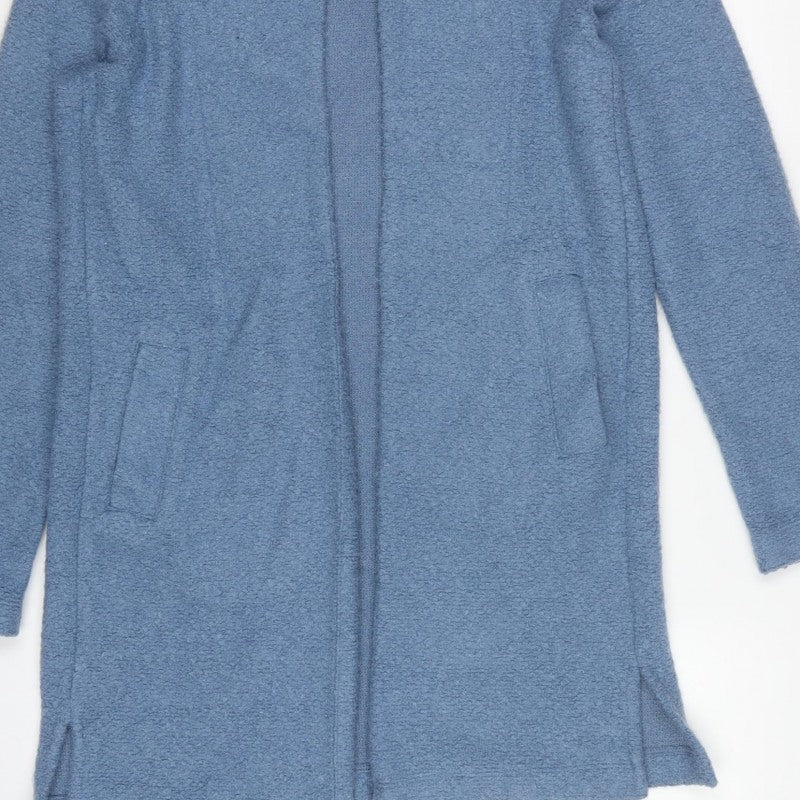 Principles Women’s Blue Size 10 Open Longline Fleece Cardigan