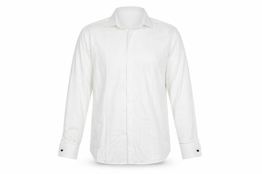 Marks and Spencer Men’s White 16.5 Regular Fit Cotton Formal Dress Shirt