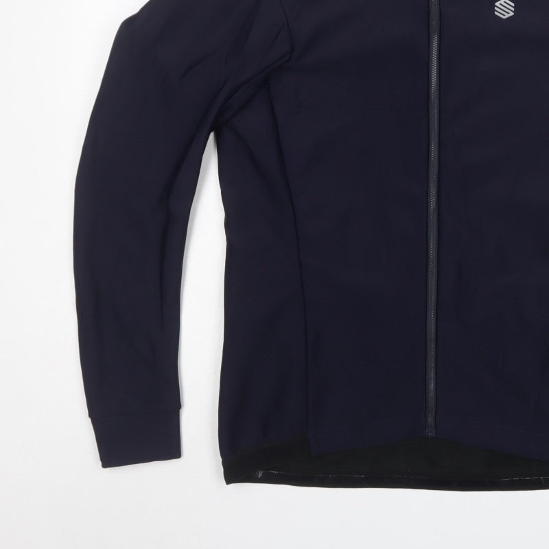 Siroko Men’s Blue L Cycling Softshell Full Zip Activewear Jacket