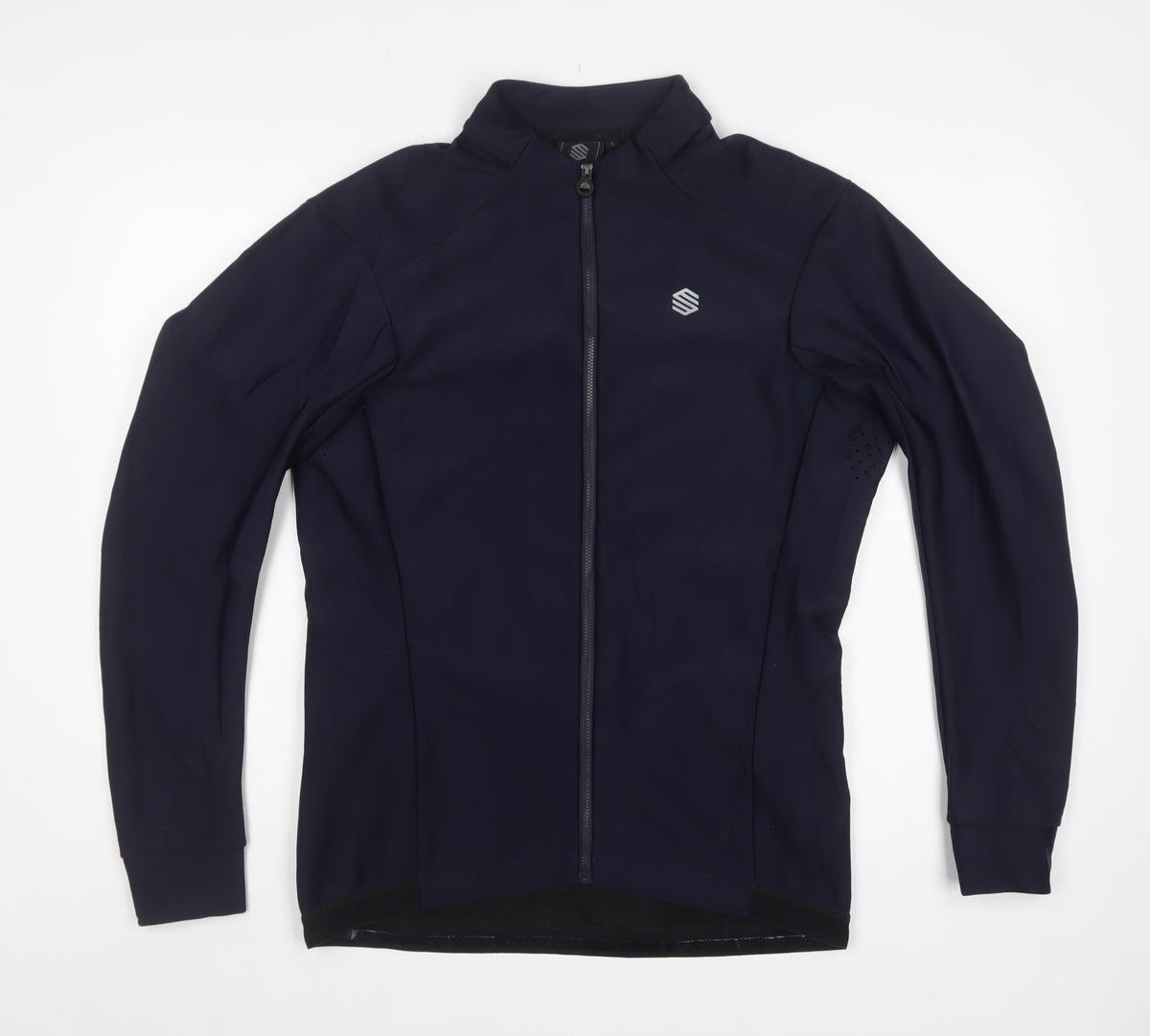 Siroko Men’s Blue L Cycling Softshell Full Zip Activewear Jacket